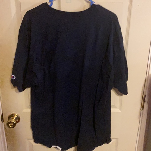 Black Champion T Shirt with Flags of the World Logo - Picture 2 of 4